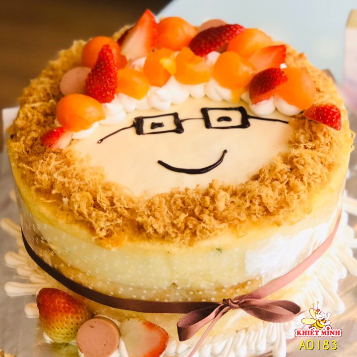 Bánh kem trứng muối, mặt người